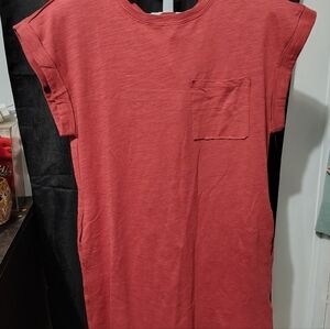 Casual Red Women's Dress